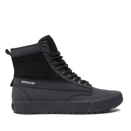 Supra Graham Cw Womens High Tops Shoes Black UK 87CDQ